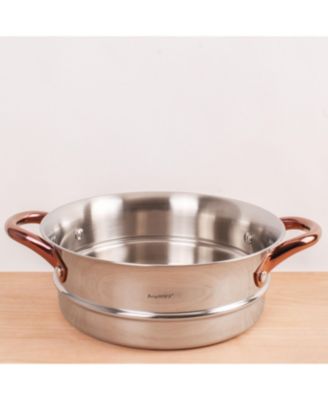 Ouro Gold 18/10 Stainless Steel 10" Steamer Insert, Two Side Handles