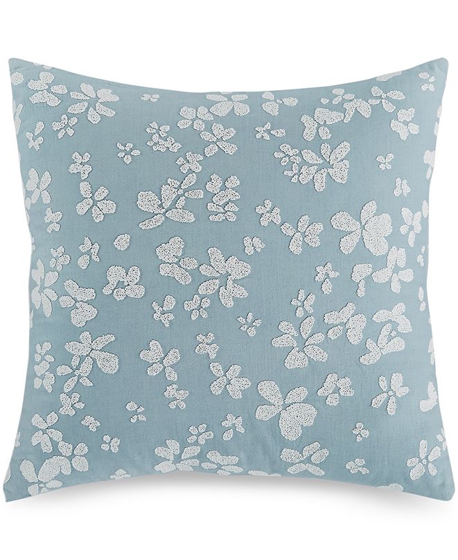 Calvin Klein Dotted Floral 18" Square Decorative Pillow & Reviews
