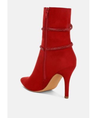 Roda Rhinestone Wrap-Around Stiletto Boots