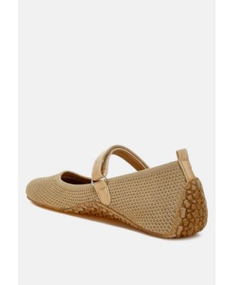 Nordeux Velcro Strap Mary Jane Sandals