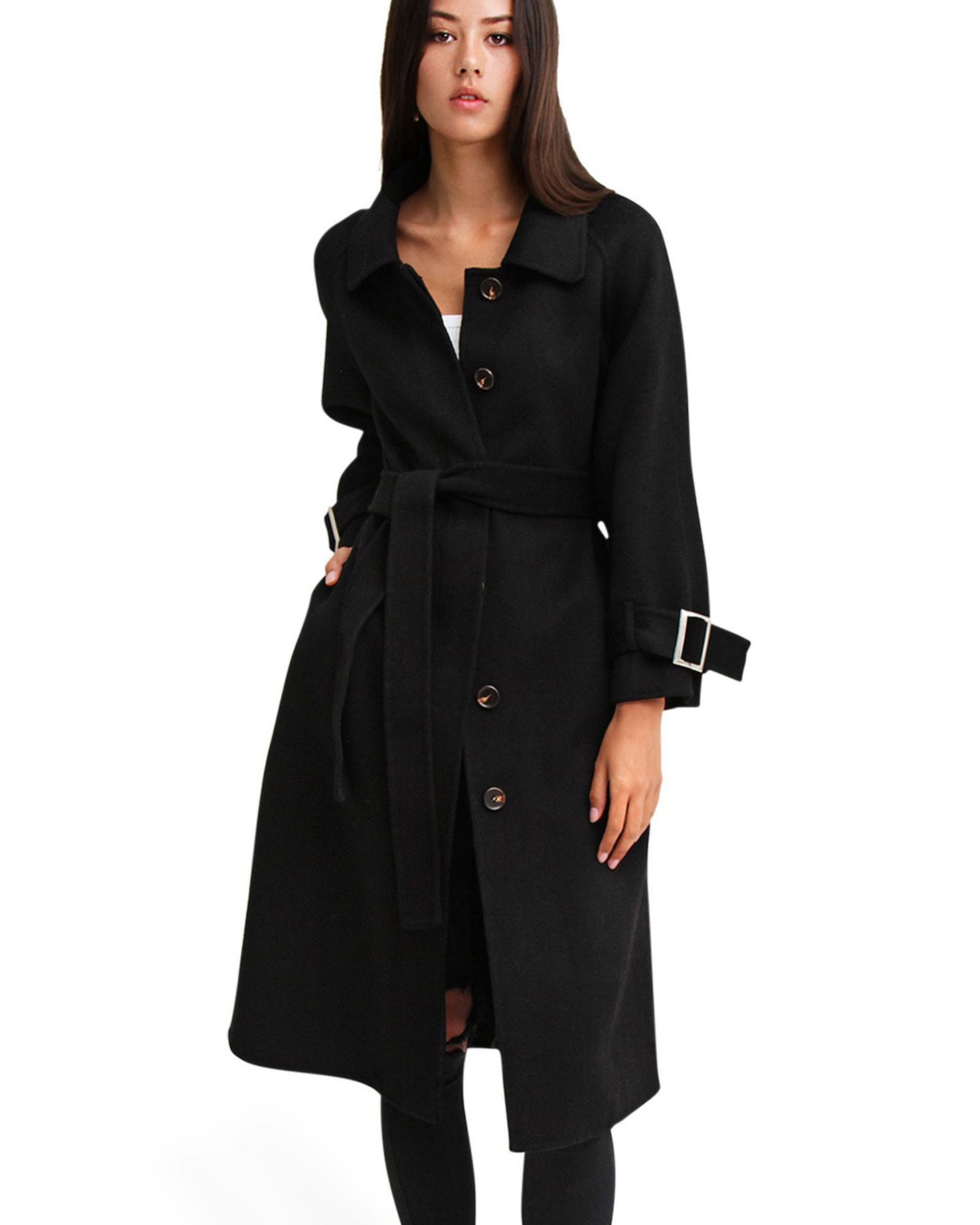 Women's Shore To Shore Belted Wool Coat