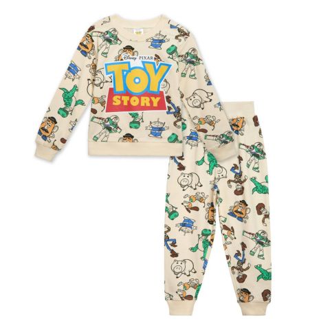 Комплект Toy Story 2-Piece Sweatshirt and Joggers Set для мальчиков-малышей, цвет: Светлый бежевый