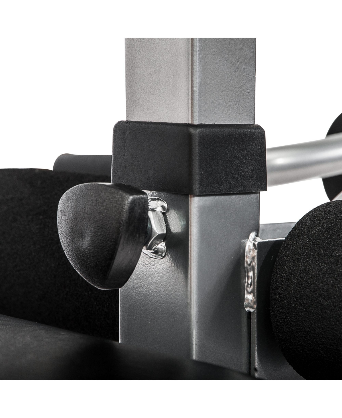 Slickblue 6+3 Positions Adjustable Weight Bench with Leg Extension - Utility Bench with Preacher Curl for Versatile Workouts - Black