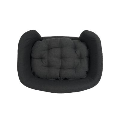 Streamdale Mid-Century Modern Dog Bed with Tufted Cushion