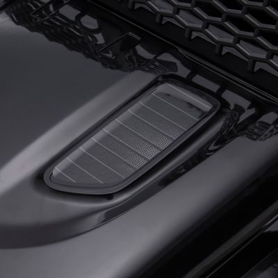 12V Kids Ride On Truck with Parent Remote Control, Electric Battery Powered Toy Car with Spring Suspension, Adjustable Speed, LED Lights and Horn, Black