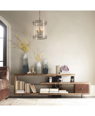 Set of 3 Multi-Color Ombre Metal Bottle Vases