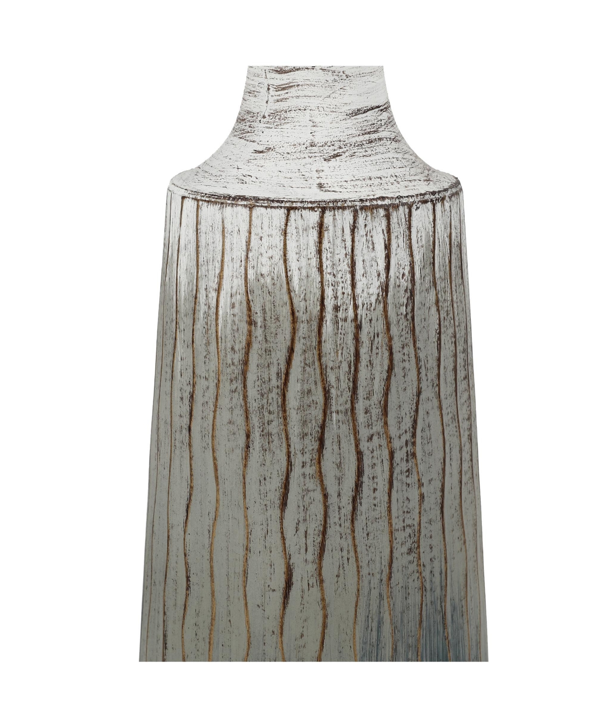 LuxenHome Set of 3 Multi-Color Ombre Metal Bottle Vases - Multi-color