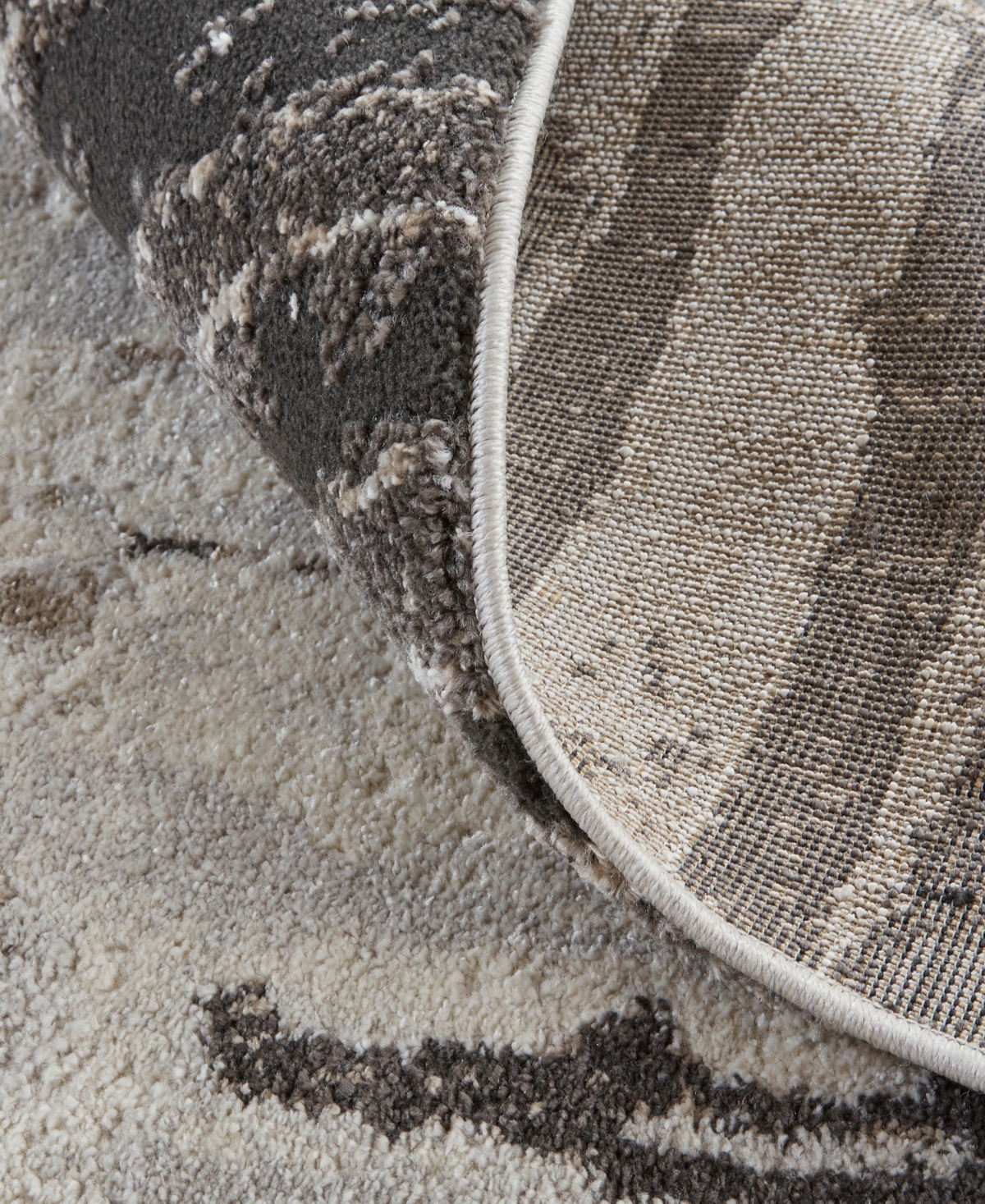 Feizy Vancouver 39fif 6'7"x9'6" Area Rug In Ivory