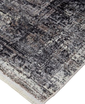 Feizy Sarrant 3966f Rug Collection In Gray