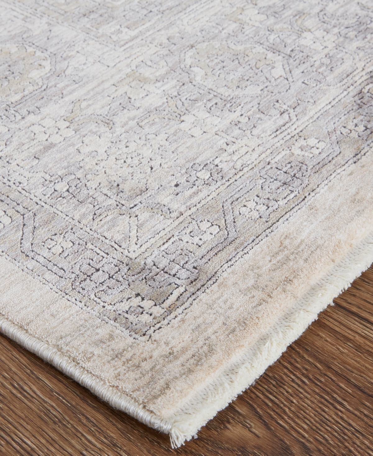 Shop Feizy Marquette 3776f 5'x7'2" Area Rug In Gray