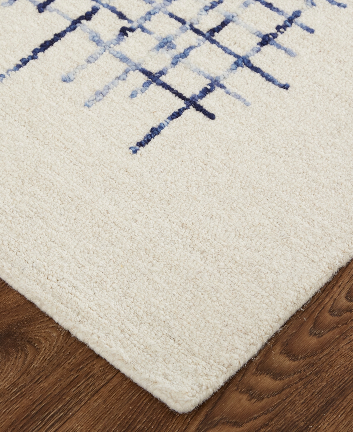 Feizy Maddox 8630f Area Rug, 5' X 8' In Ivory,blue