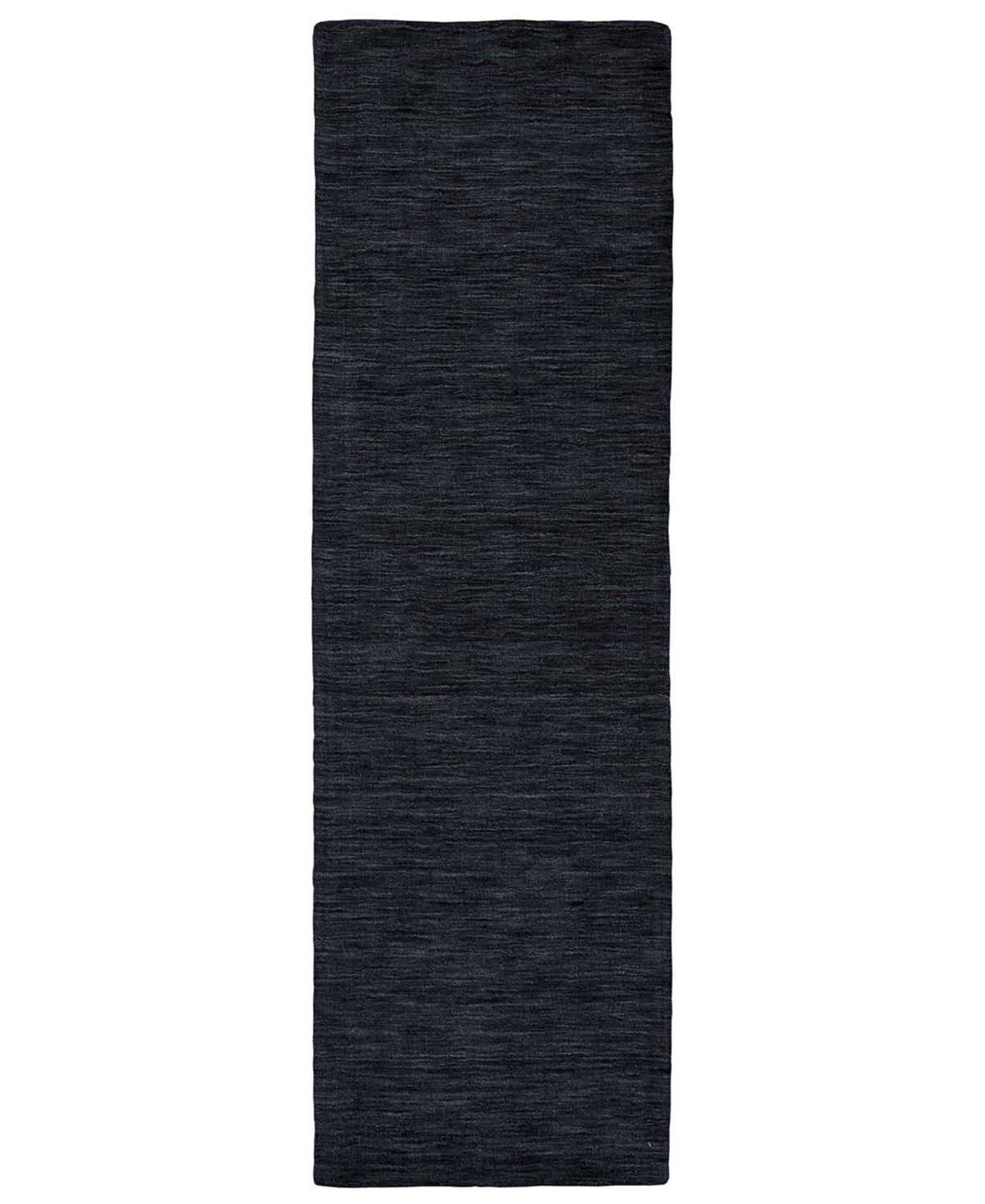 Feizy Luna 8049f 2'6"x8' Runner Area Rug In Black