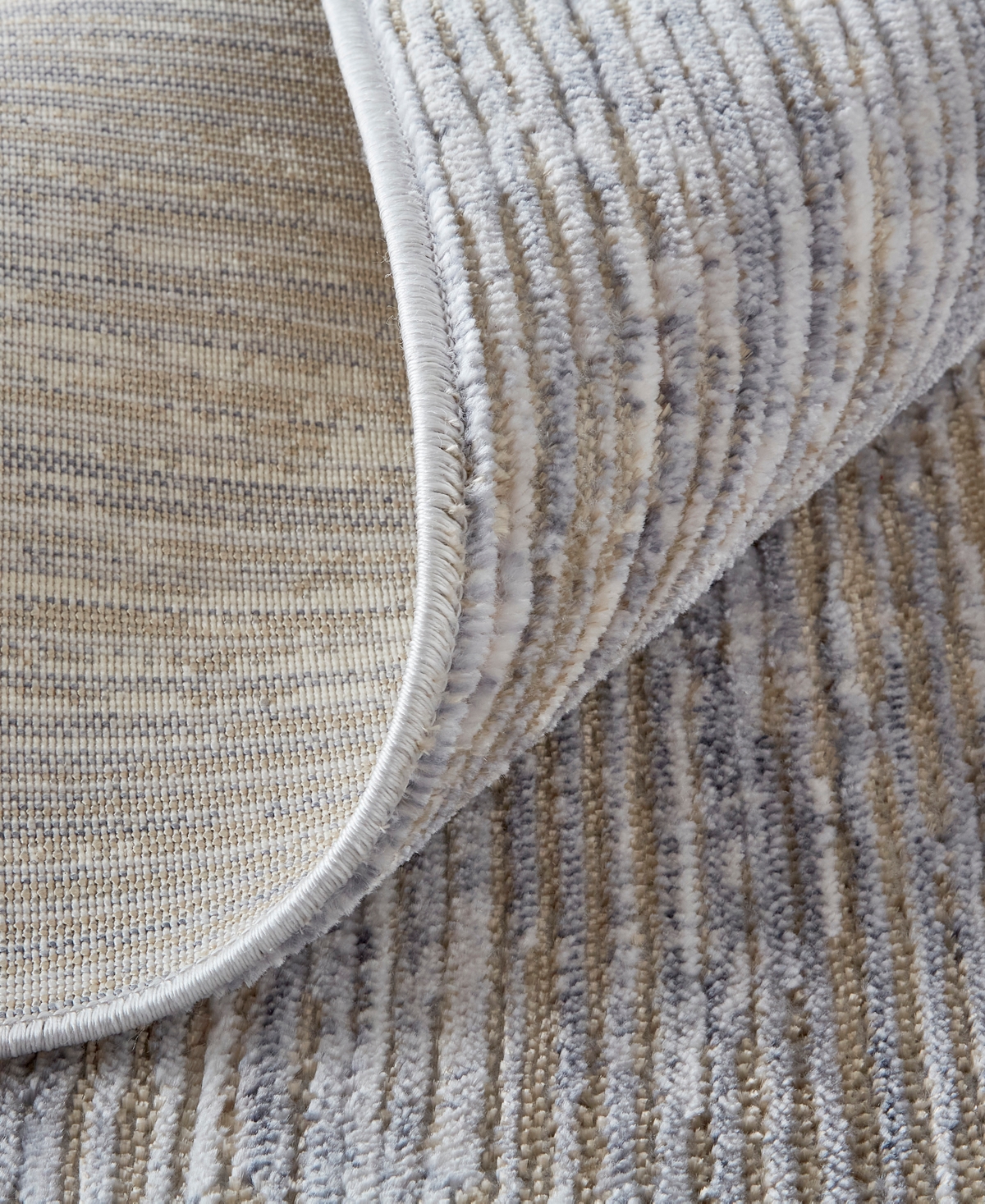 Feizy Laina 39gaf 3'x10' Runner Area Rug In Taupe,gray
