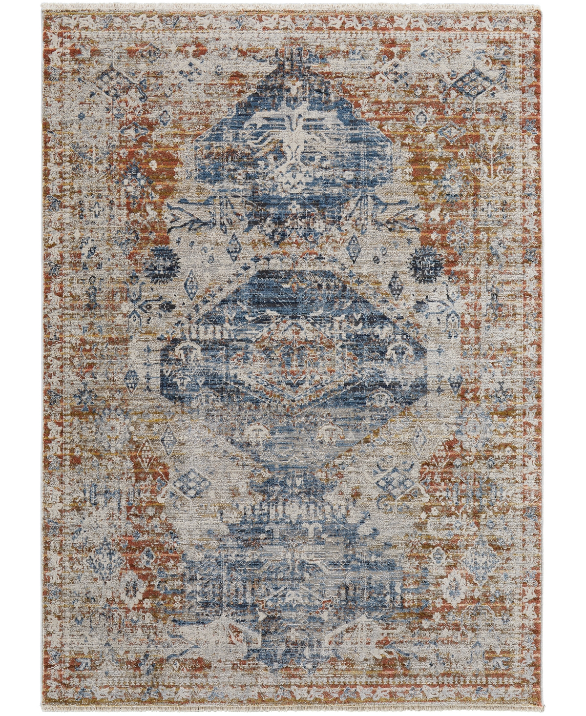 Feizy Kaia 39hwf 3'x5' Area Rug In Ivory
