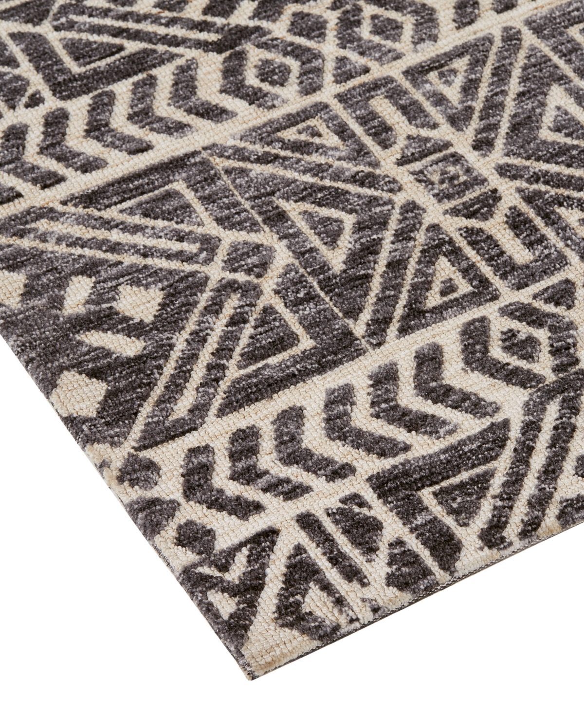 Shop Feizy Colton 8627f 8'x10' Area Rug In Gray,black