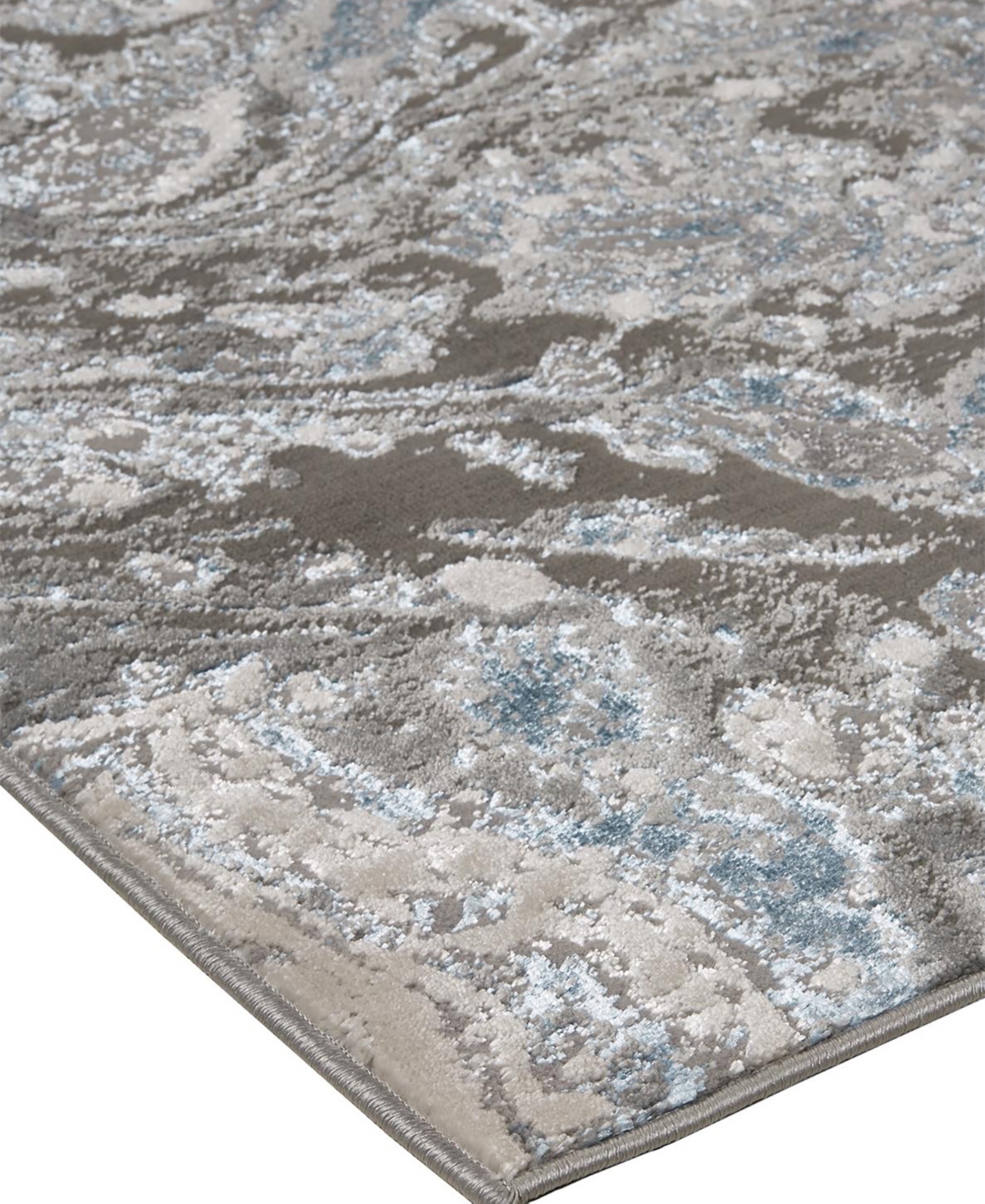 Shop Feizy Azure 3405f 5'x8' Area Rug In Ivory,gray