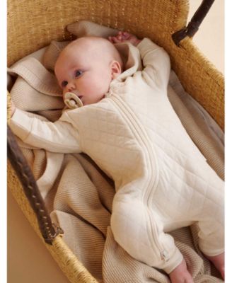 Baby Boy and Baby Girl Quilted Coverall