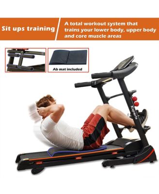 16.5 In Wide Foldable Home Treadmill w/ Bluetooth & Fitness Tracking App
