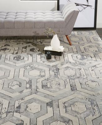 Feizy Micah 3046f Rug Collection In Gray,taupe