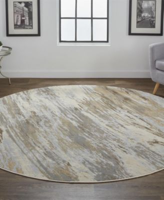 Parker 3704F 7'9"x7'9" Round Area Rug