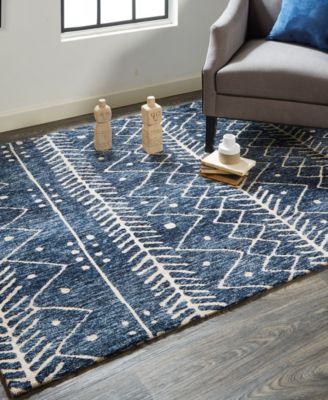 Shop Feizy Colton 8318f Rug Collection In Blue,ivory