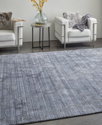 Feizy Whitton 8892f Rug Collection In Gray,blue