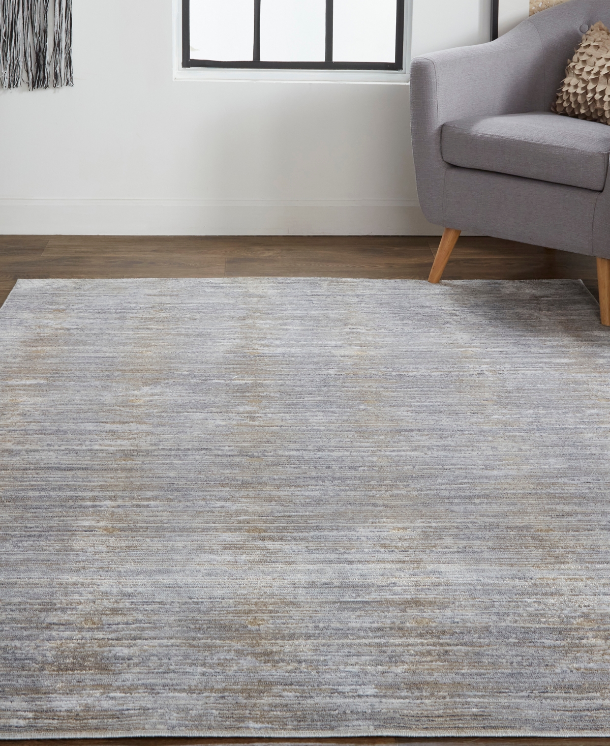 Feizy Laina 39gaf 4'x6' Area Rug In Taupe,gray