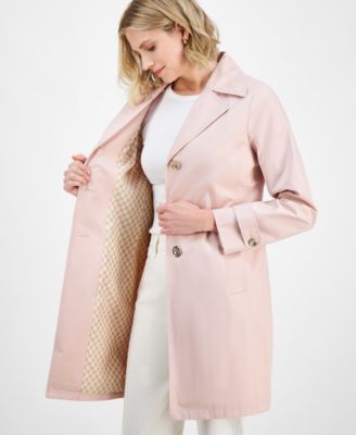 Women's Notched Collar Button-Front Coat