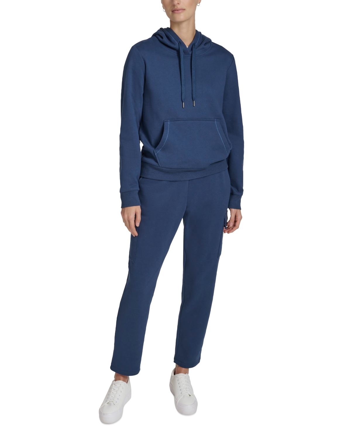 MARC NEW YORK ANDREW MARC SPORT WOMEN'S LONG-SLEEVE FLEECE HOODIE 