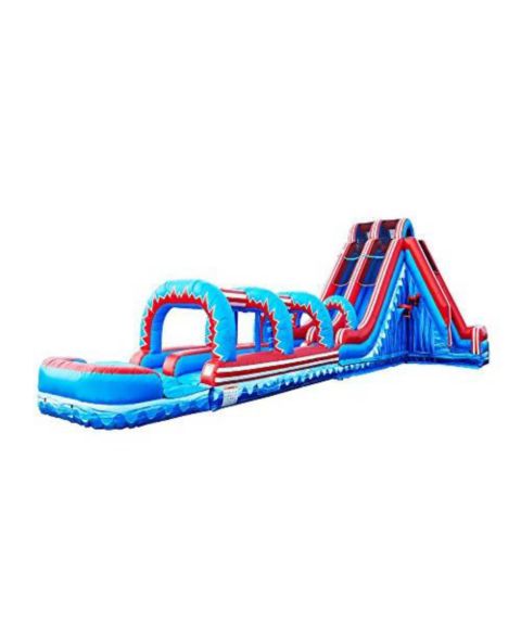 Детская игрушка Jumporange Flash Dual Lane Slide 20 Ft Vinyl 5 in 1 Slip N Slide, Up to 4 Players, Ages 6+, цвет: Open Miscellaneous