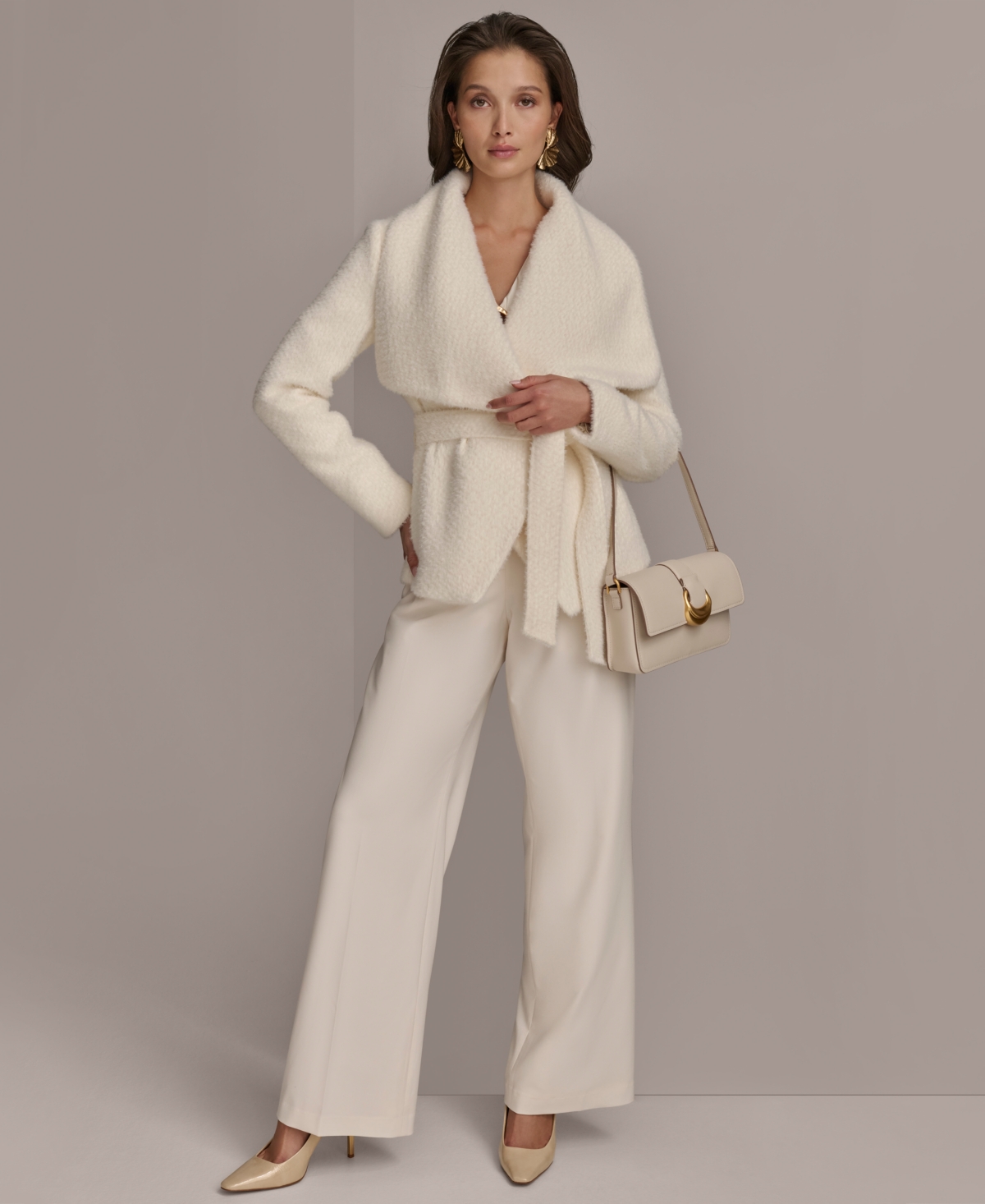 Donna Karan New York Women's Tie-Front Wrap Jacket