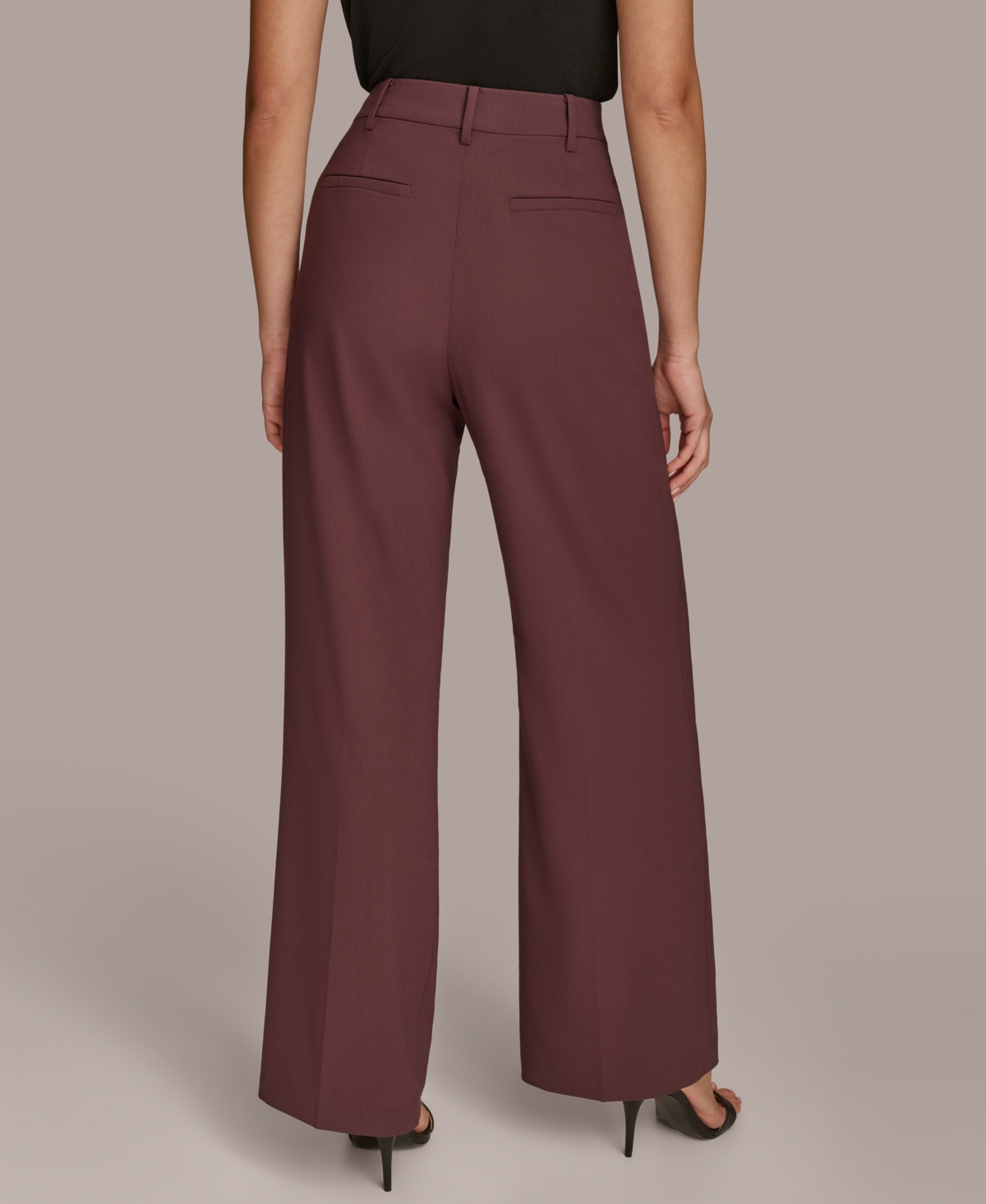 Donna Karan New York Women's Pleated Wide-Leg Pants