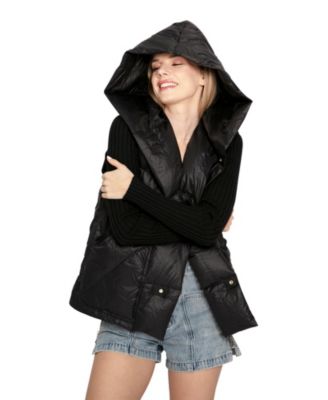 Women's Over My Head Hooded Puffer Vest