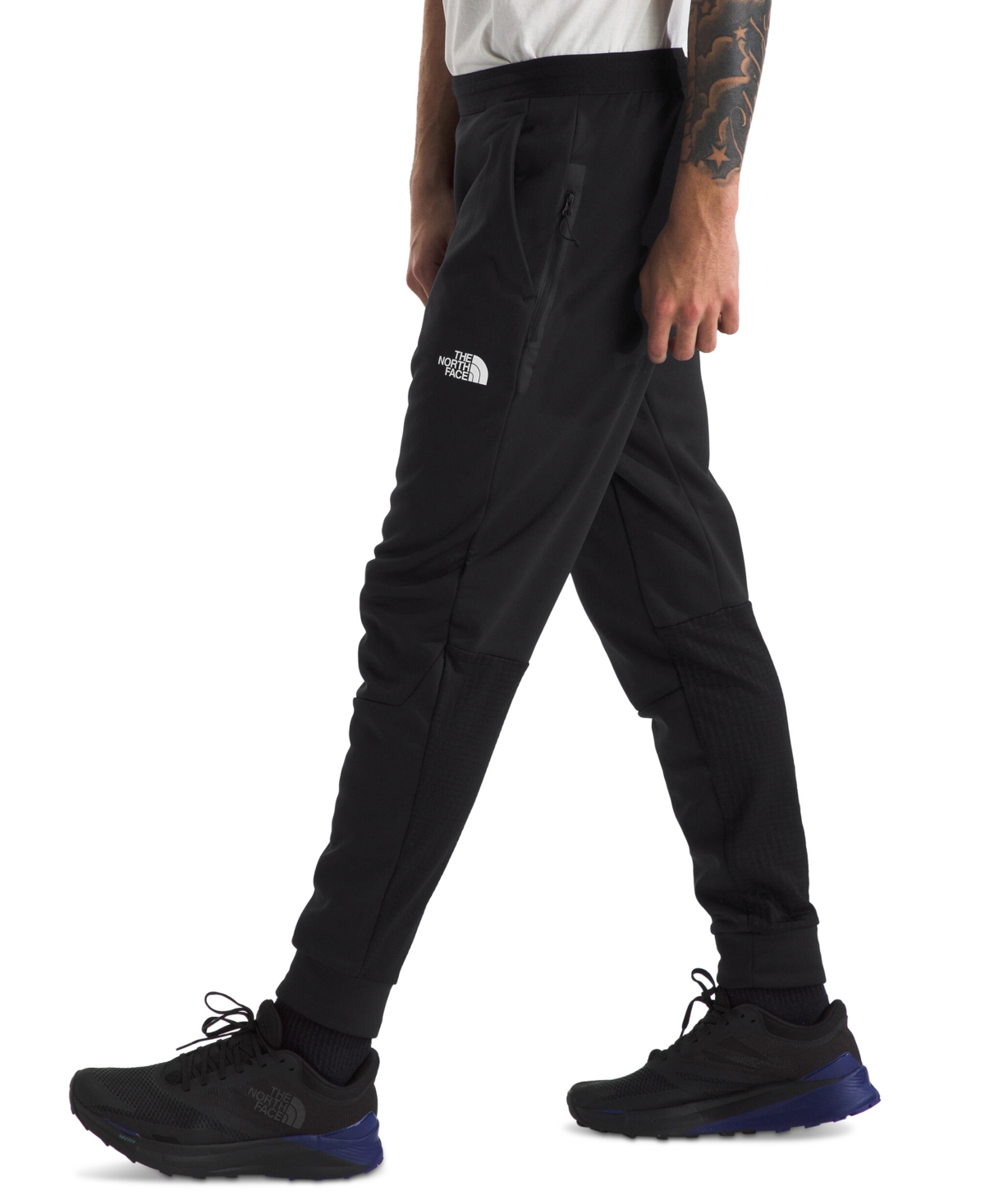 Shop The North Face Men's Mountain Athletics Fleece Pant In Tnf Black