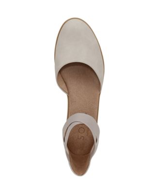 Women's Intro Round Toe Slip On Low Wedge Flats