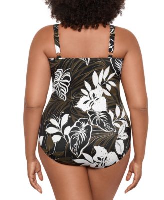 Plus Size Elle Dorado Sanibel Underwired One-Piece Swimsuit