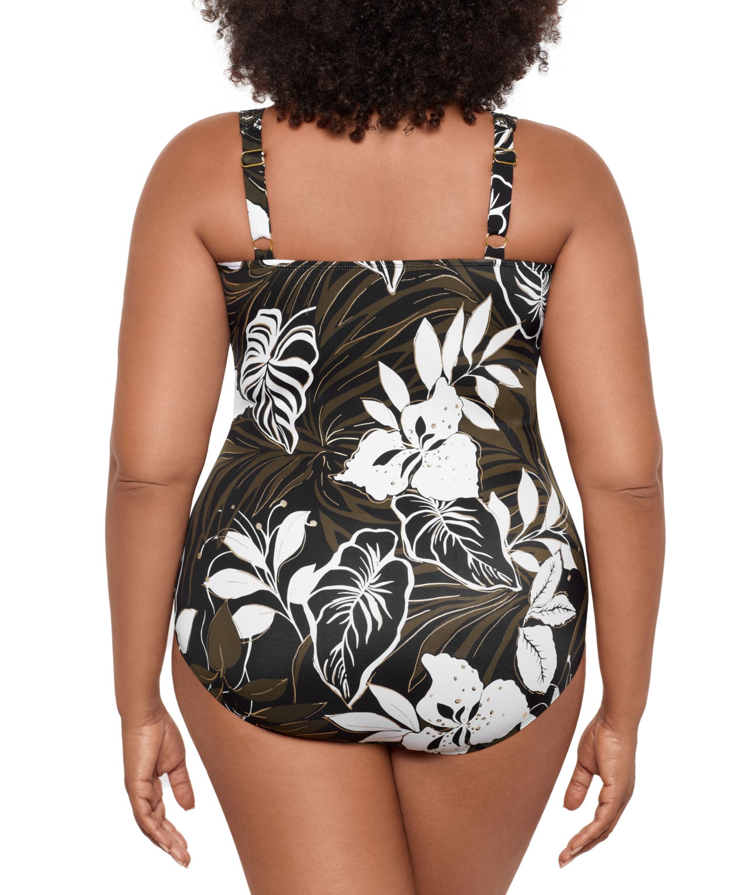Plus Size Underwired One-Piece Swimsuit