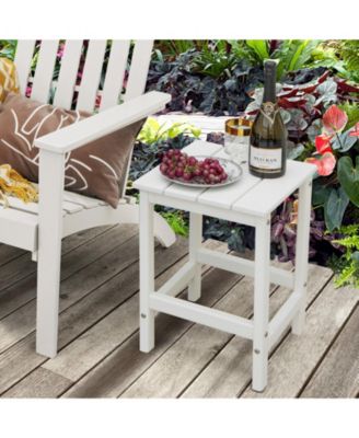 14 Inch Square Weather-Resistant Adirondack Side Table