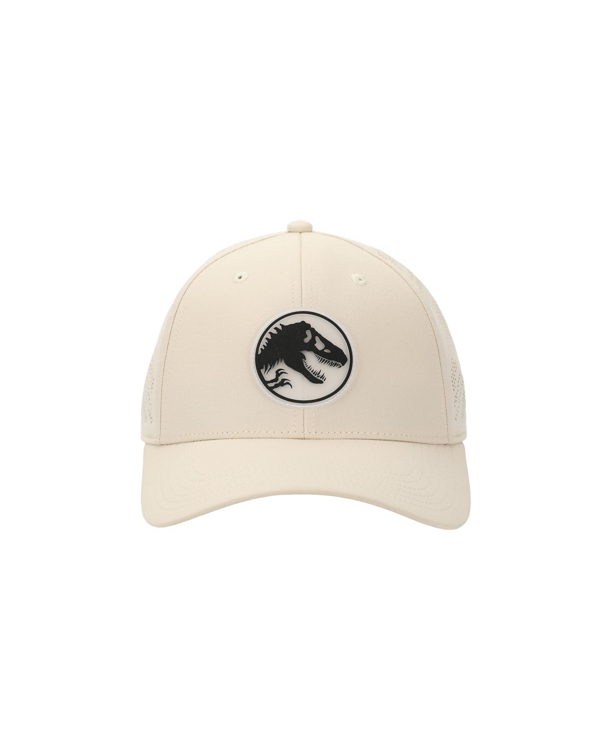 Men's T-Rex Silhouette Adult Tan Traditional Adjustable Hat - Beige
