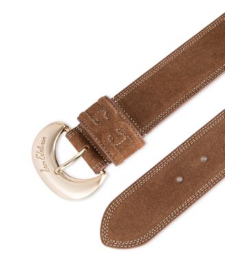 Women's Wide Width Double-E Loop Casual Leather Belt