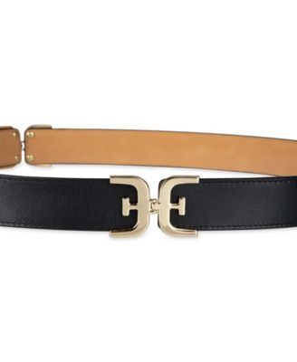 Women's Double-E Hip Links Leather Belt 