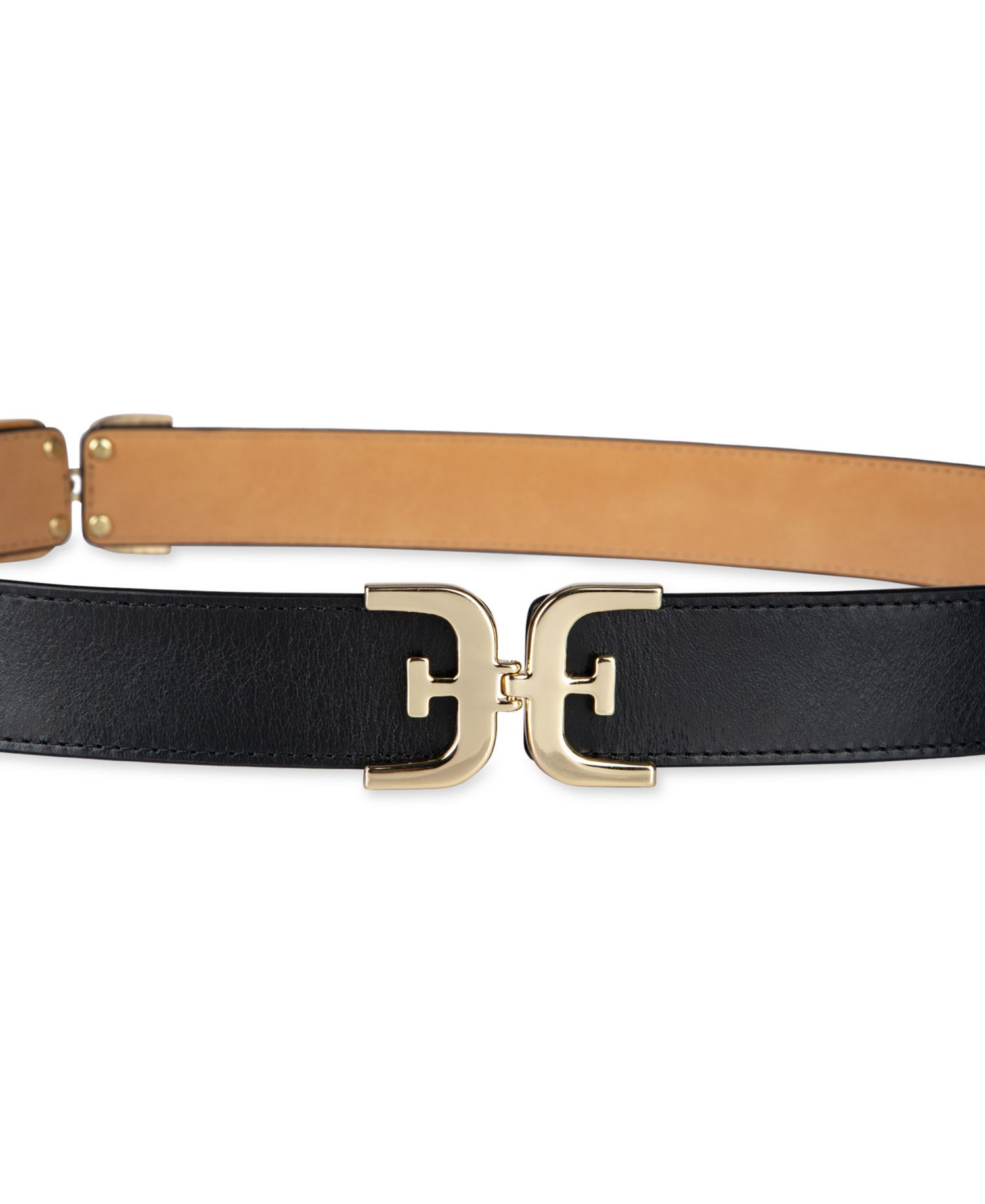 Women's Double-E Hip Links Leather Belt