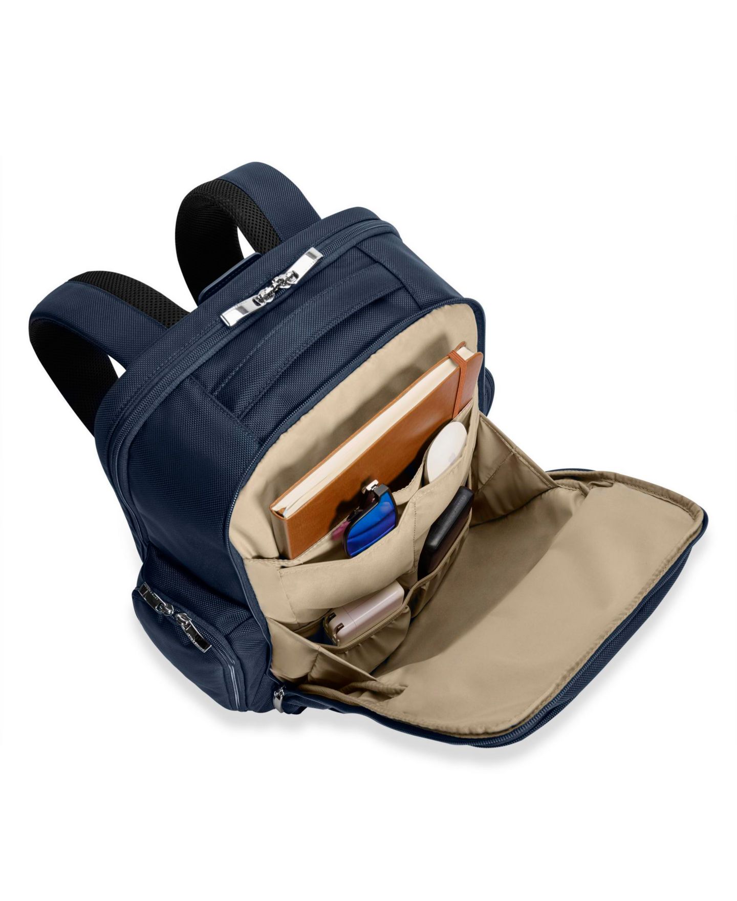 Дорожный рюкзак Briggs & Riley Baseline Traveler, цвет: Тёмно-синий — фото 8