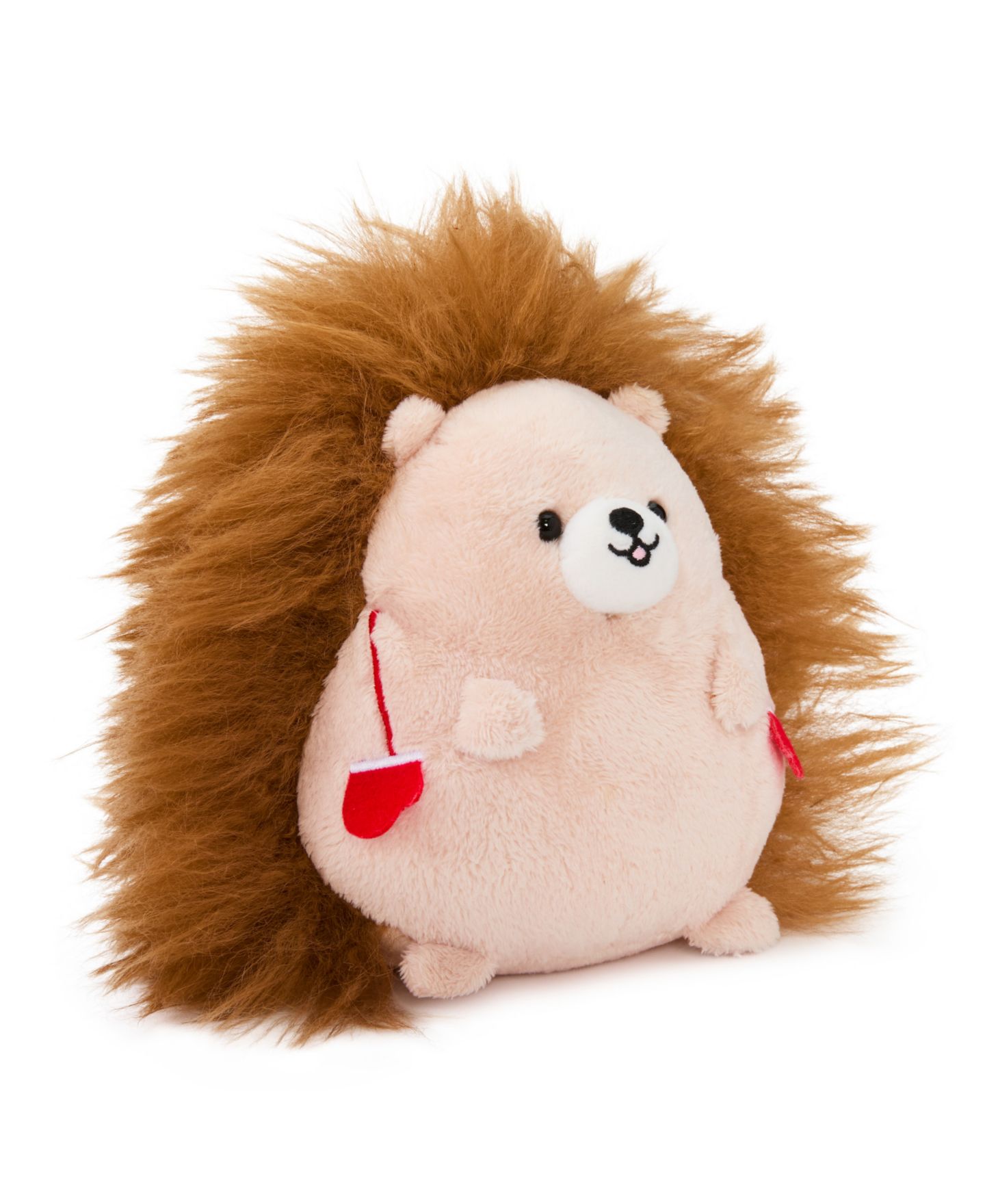 Детская мягкая игрушка Geoffrey's Toy Box 6" Winter Hedgehog with Mitts Plush Toy — фото 1