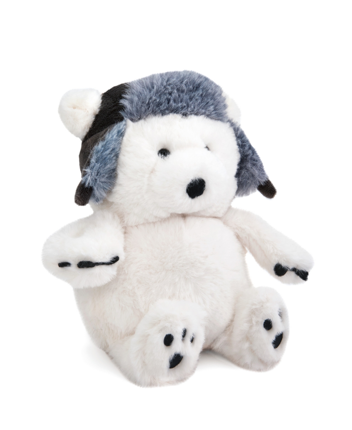 Geoffrey's Toy Box Kids' 6" Winter Polar Bear With Hat Plush Toy, Created For Macy's In No Color
