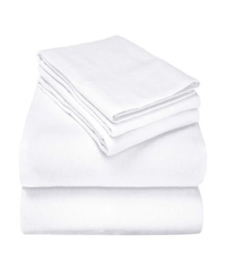 Superior Paisley or Solid Flannel Cotton Deep Pocket Sheet Set