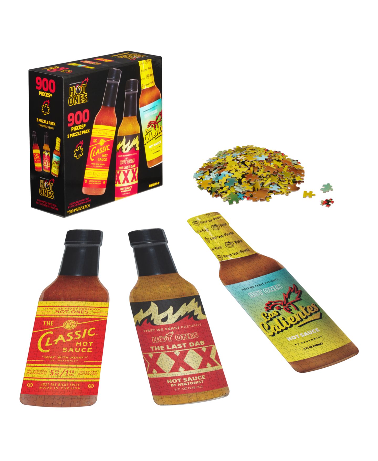 Детские игрушки WowWee Games Hot Ones 3 Bottles 1 Puzzle 900pcs — фото 1