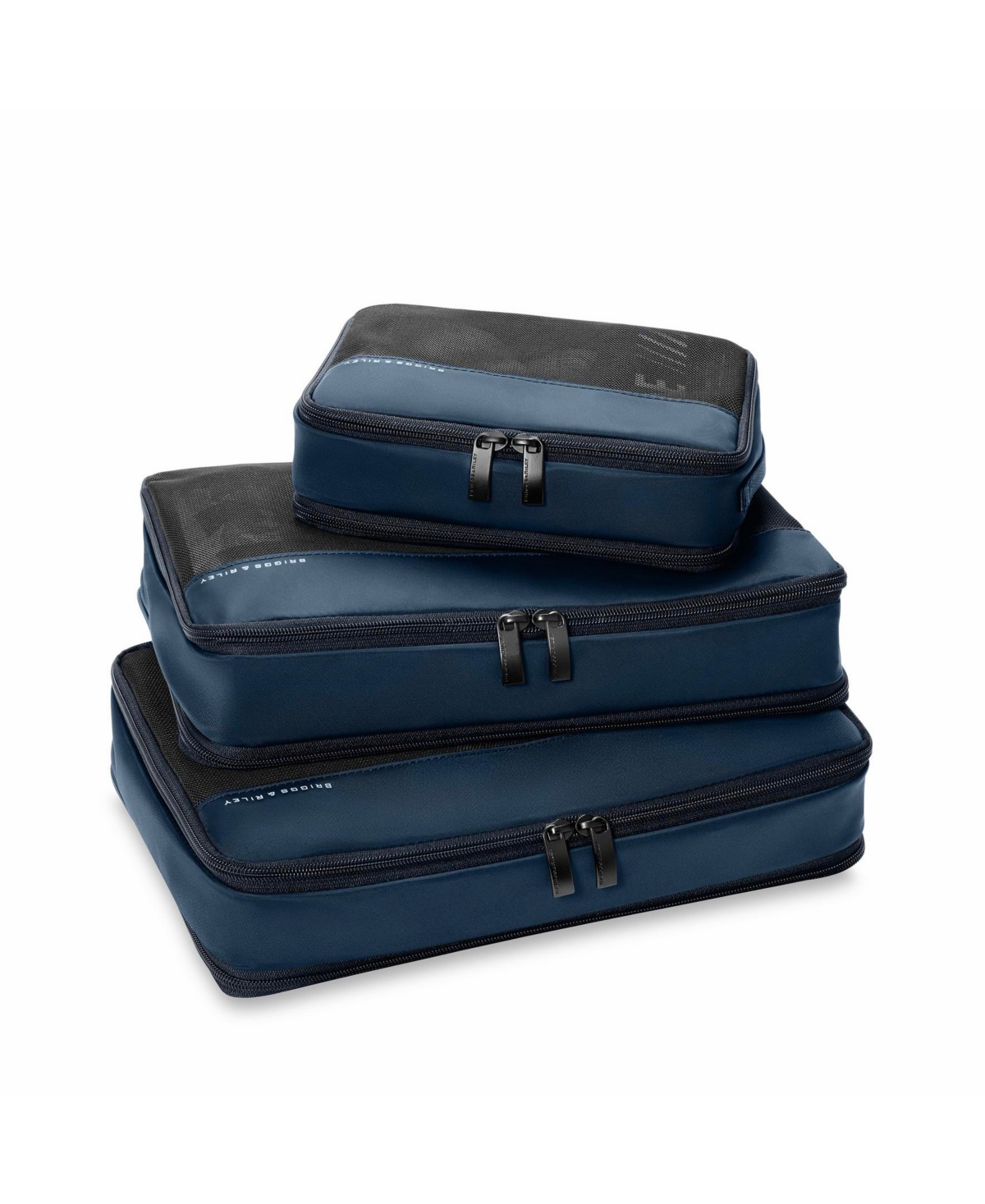 Briggs & Riley Travel Essentials Carry On Packing Cube Set In Navy