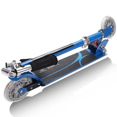 Folding Aluminum Kids Kick Scooter with LED Lights