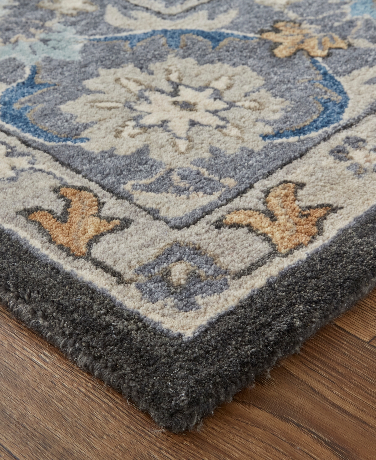 Feizy Rylan 8643f 8'x10' Area Rug In Taupe,blue